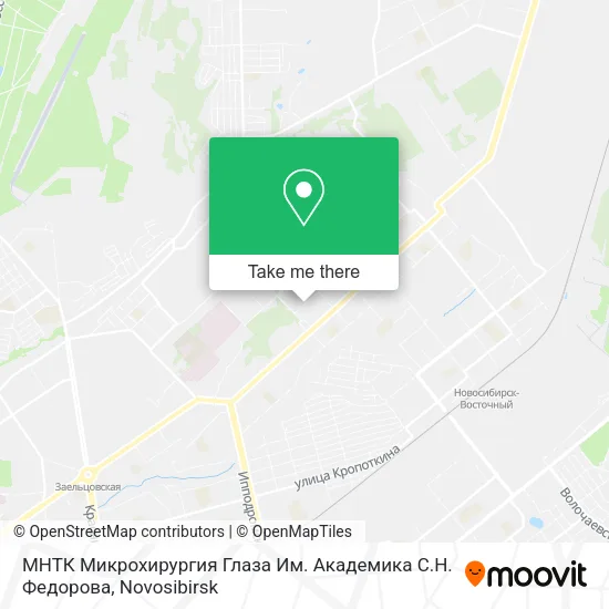 МНТК Микрохирургия Глаза Им. Академика С.Н. Федорова map