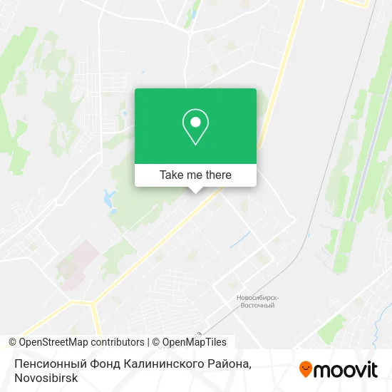 Пенсионный Фонд Калининского Района map