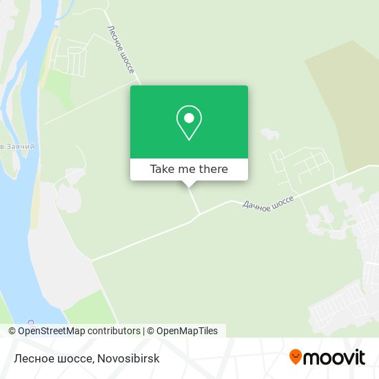 Лесное шоссе map