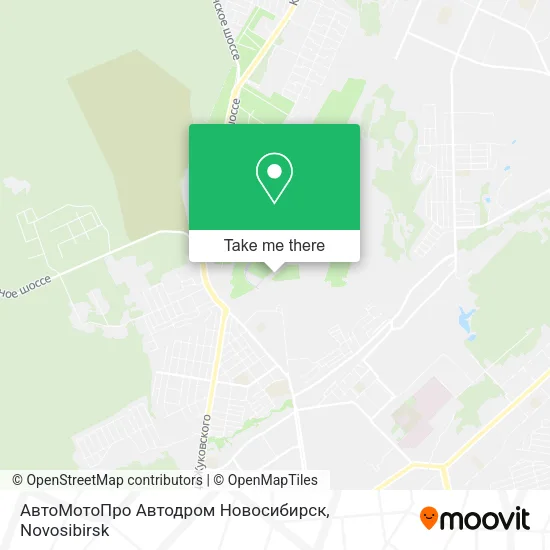 АвтоМотоПро Автодром Новосибирск map