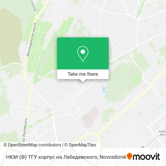 НЮИ (Ф) ТГУ корпус на Лебедевского map