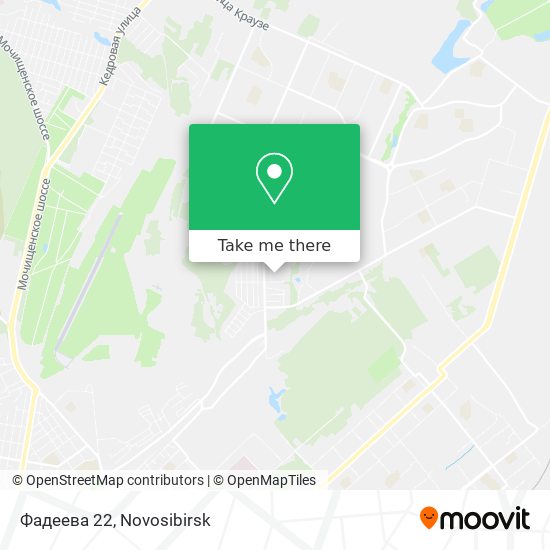 Фадеева 22 map