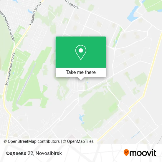 Фадеева 22 map