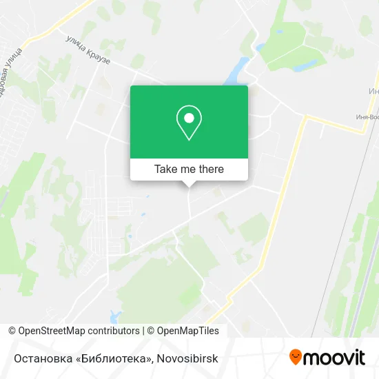 Остановка «Библиотека» map