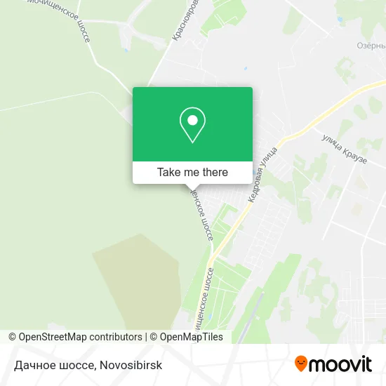 Дачное шоссе map