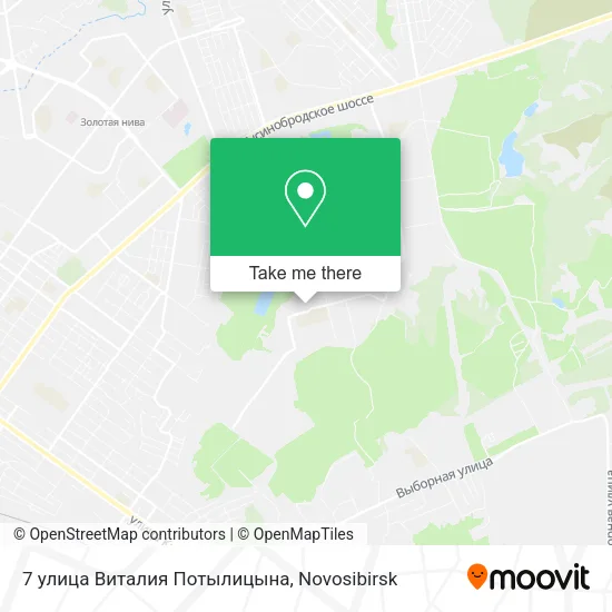7 улица Виталия Потылицына map