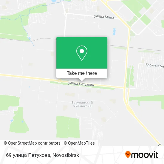69 улица Петухова map