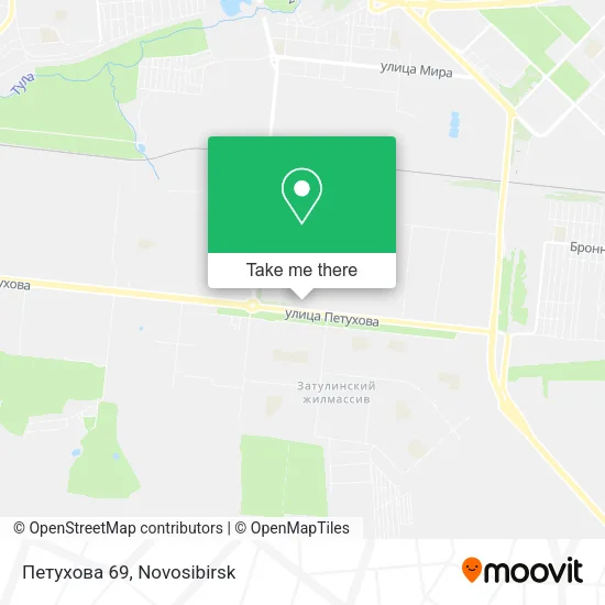 Петухова 69 map