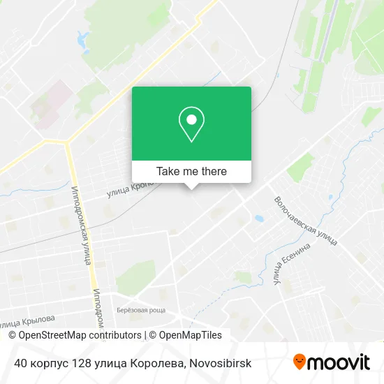 40 корпус 128 улица Королева map