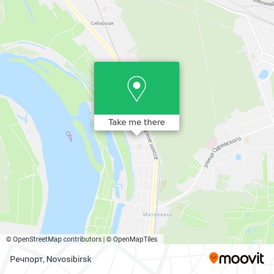 Речпорт map