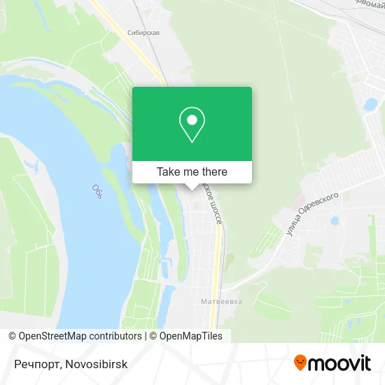 Речпорт map