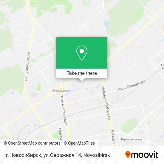 г.Новосибирск, ул.Овражная,14 map