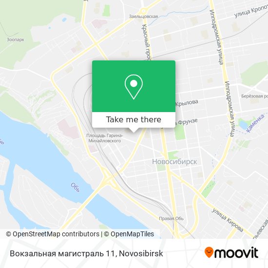 Вокзальная магистраль 11 map
