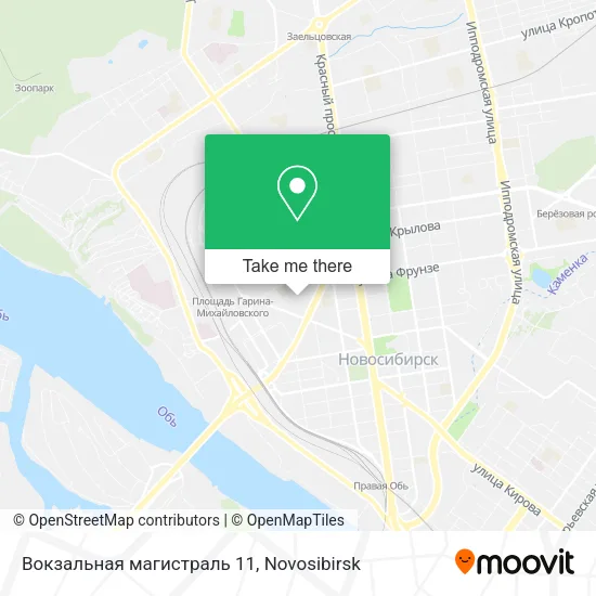 Вокзальная магистраль 11 map