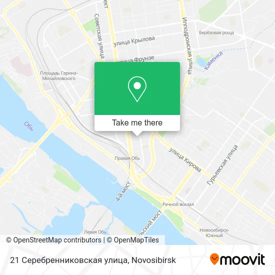 21 Серебренниковская улица map