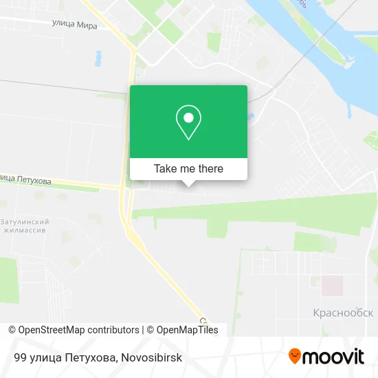 99 улица Петухова map