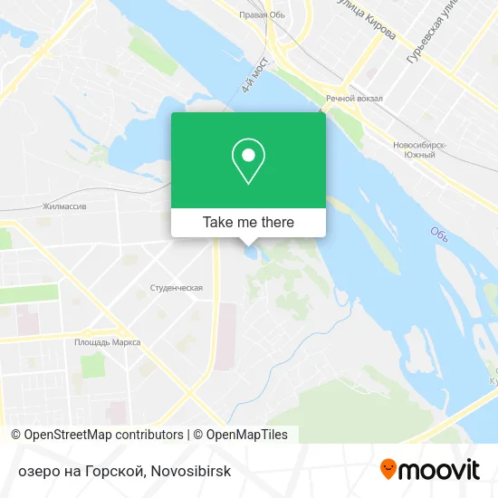 озеро на Горской map