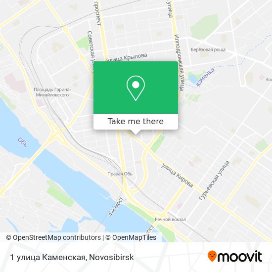 1 улица Каменская map