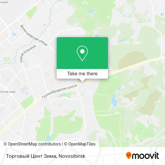 Торговый Цент Зима map