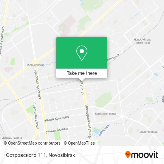 Островского 111 map