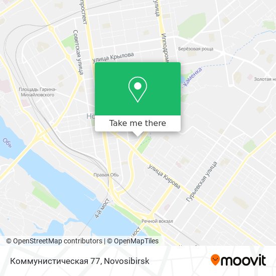 Коммунистическая 77 map