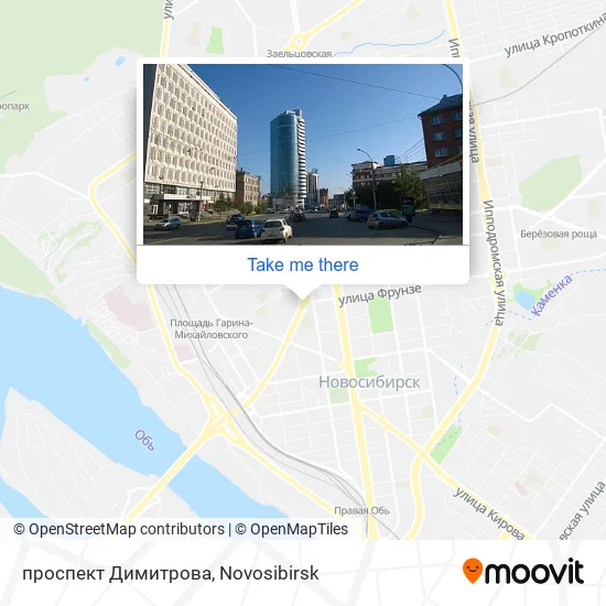 проспект Димитрова map
