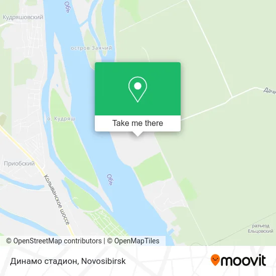 Динамо стадион map