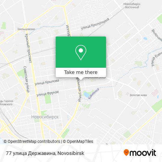 77 улица Державина map