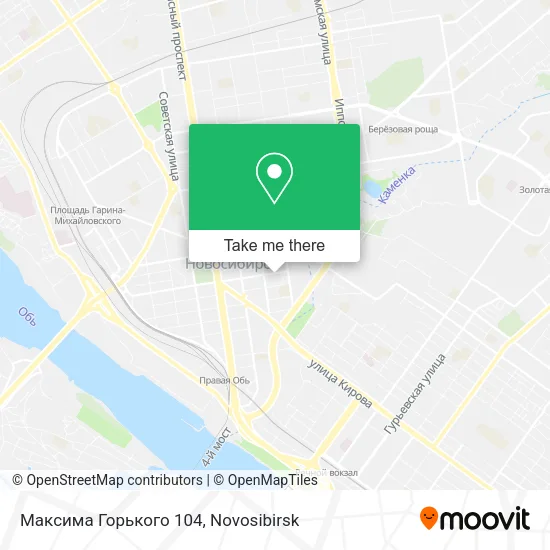 Максима Горького 104 map