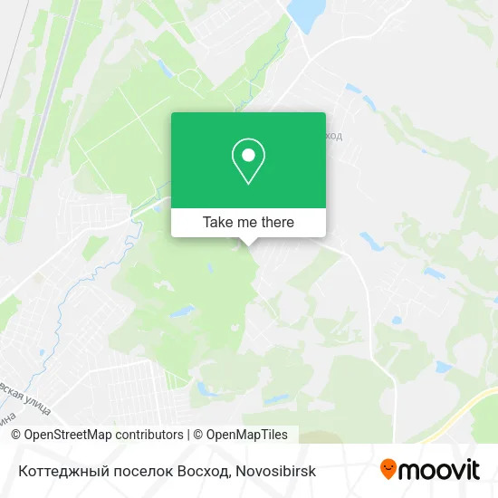 Коттеджный поселок Восход map