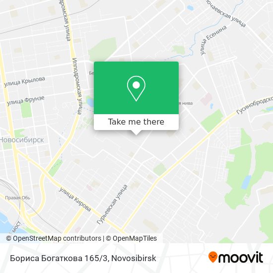 Бориса Богаткова 165/3 map