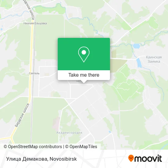 Улица Демакова map