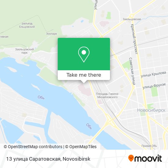 13 улица Саратовская map