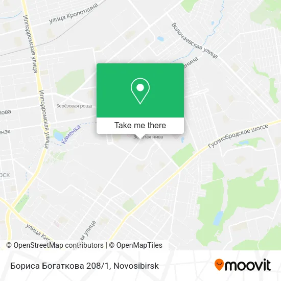 Бориса Богаткова 208/1 map