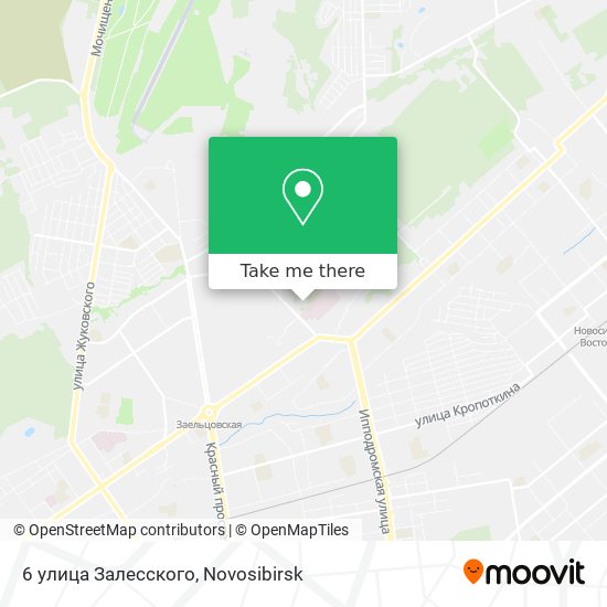 6 улица Залесского map