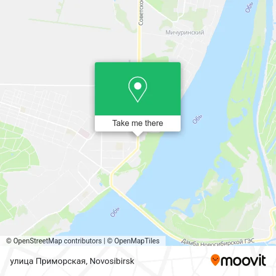 улица Приморская map