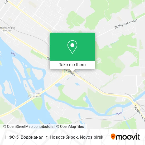 НФС-5, Водоканал, г. Новосибирск map