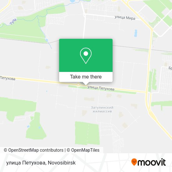 улица Петухова map
