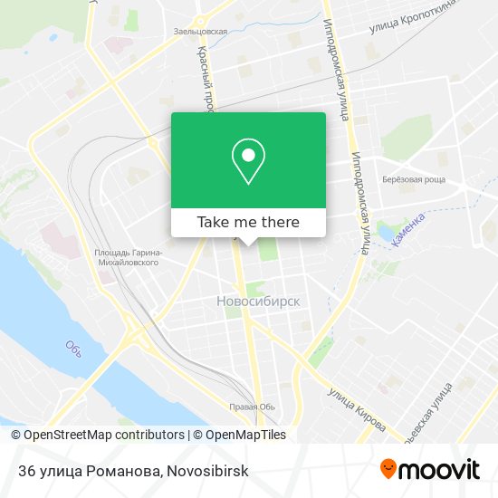 36 улица Романова map