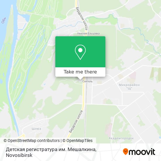 Детская регистратура им. Мешалкина map