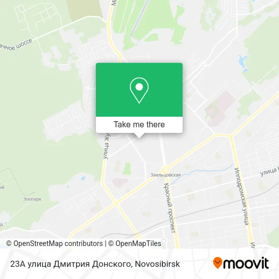 23А улица Дмитрия Донского map