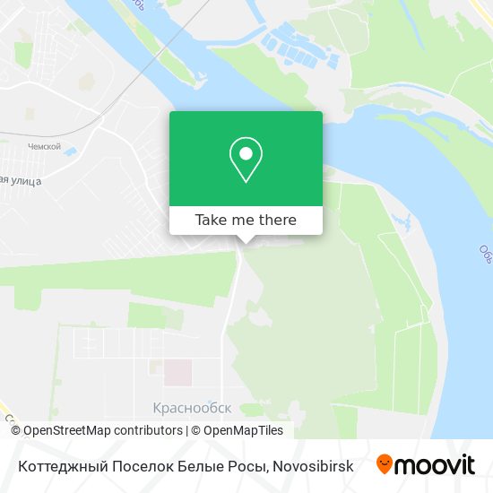 Коттеджный Поселок Белые Росы map
