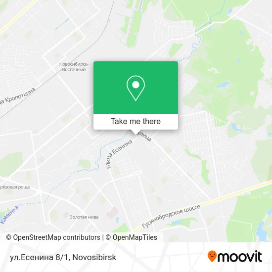 ул.Есенина 8/1 map