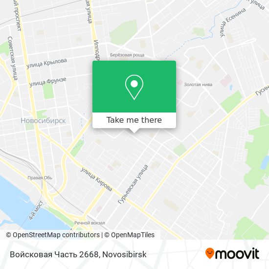 Войсковая Часть 2668 map