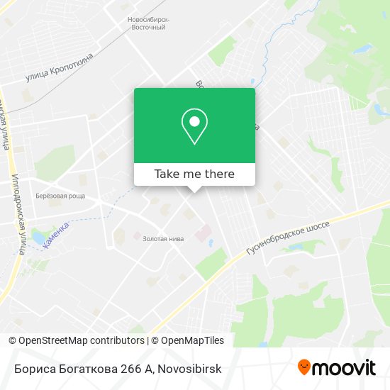 Бориса Богаткова 266 А map