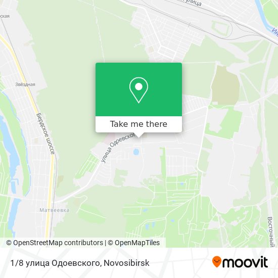 1/8 улица Одоевского map