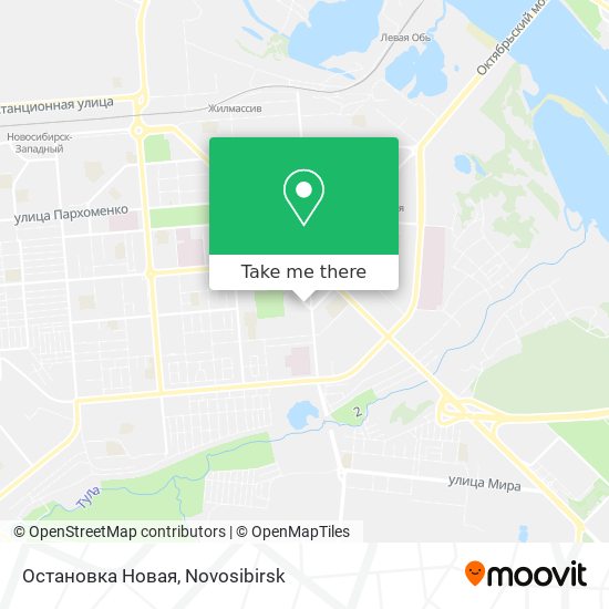 Остановка Новая map