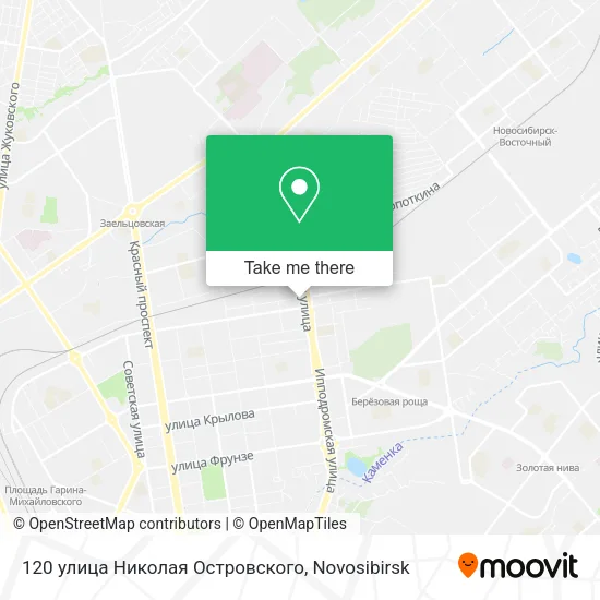 120 улица Николая Островского map