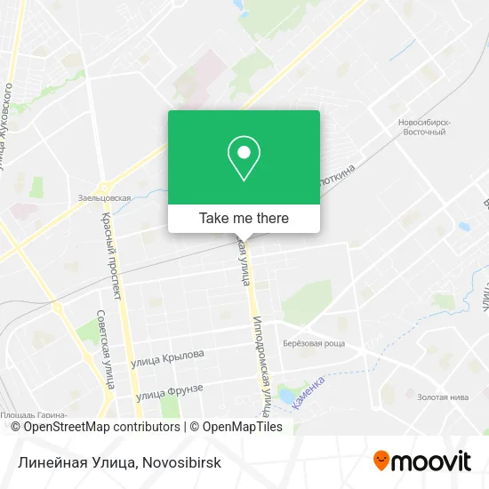 Линейная Улица map