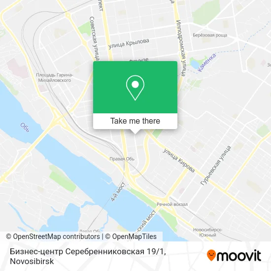 Бизнес-центр Серебренниковская 19 / 1 map